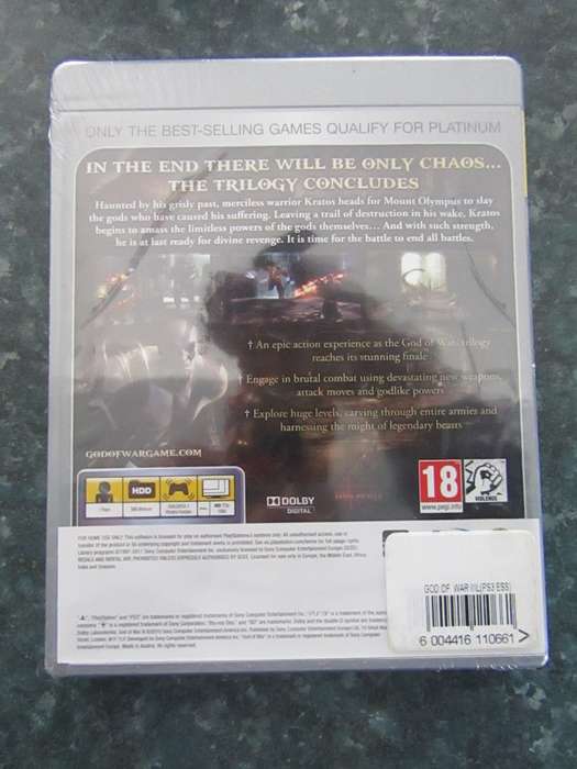 God of War III : Platinum (PS3)