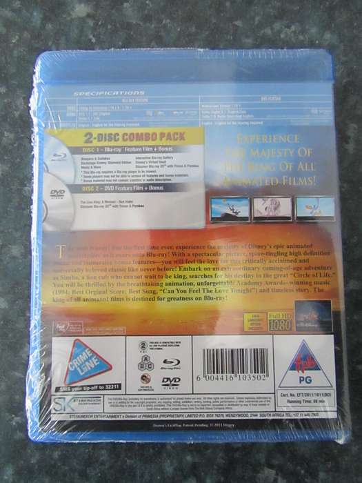 Disney's The Lion King : Diamond Edition (Blu-ray + DVD)