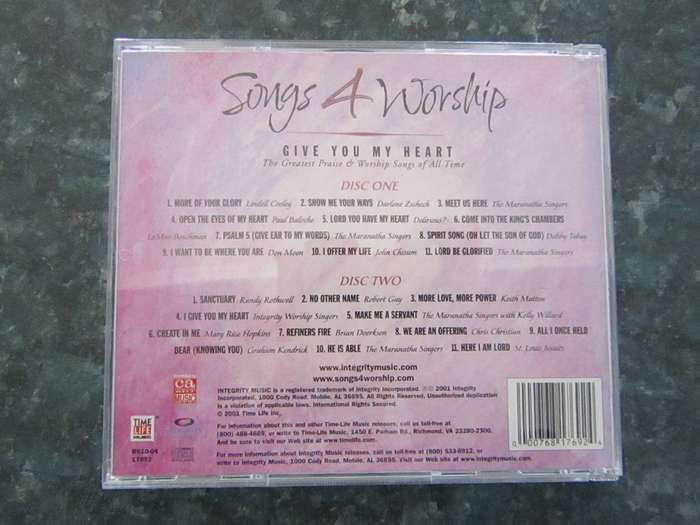 Various - Songs 4 Worship : Give You My Heart (2 CD)