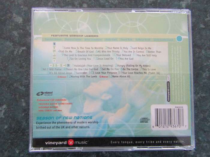 Various - 25 Top Vineyard Worship Songs : Come Now Is The Time To Worship (2 CD)