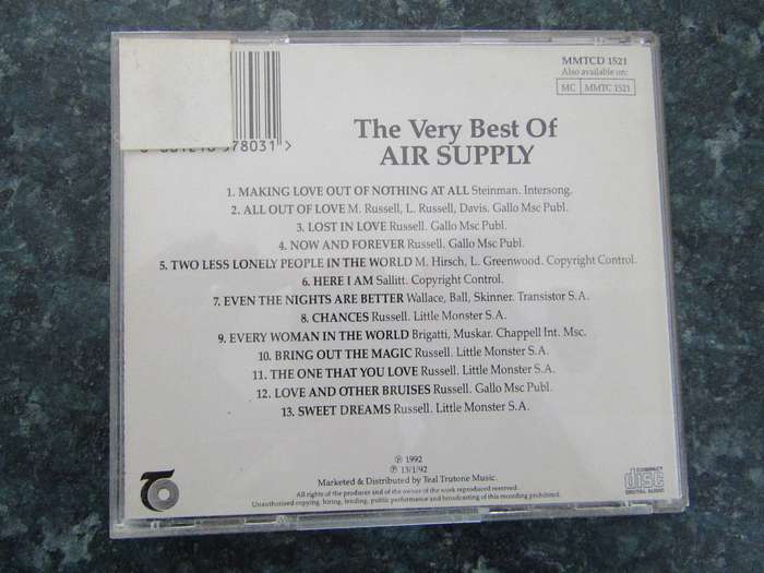 Air Supply - The Very Best Of Air Supply (CD)