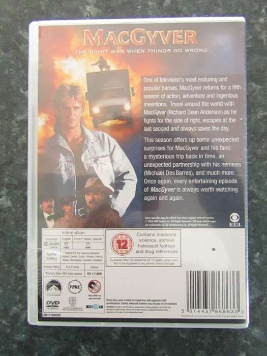 MacGyver: Season 5 (6 DVD)
