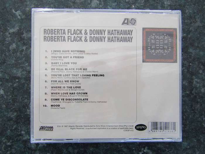 Roberta Flack & Donny Hathaway - Roberta Flack & Donny Hathaway (CD)