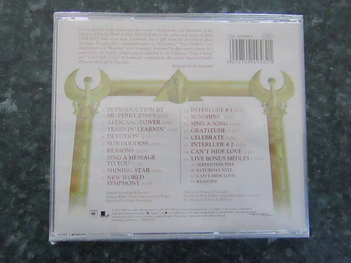 Earth, Wind & Fire - Gratitude (CD)