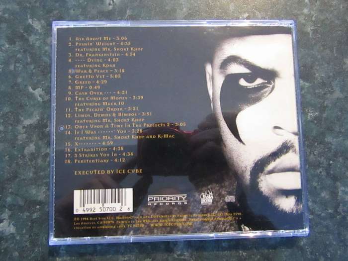 Ice Cube - War & Peace Vol. 1 :The War Disc (CD)