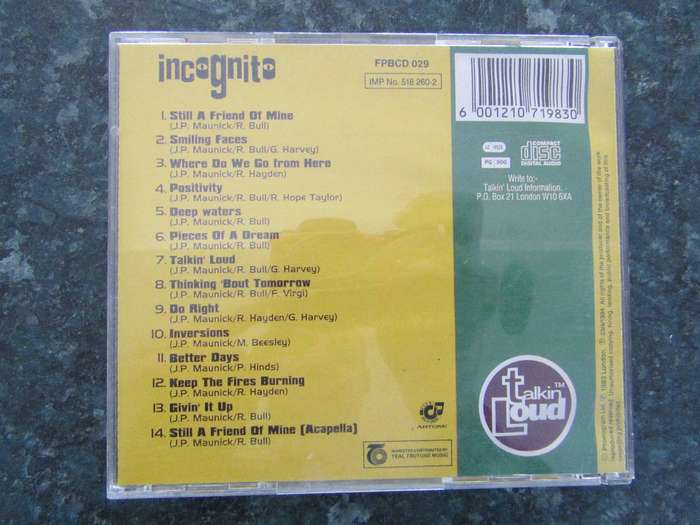 Incognito - Positivity (CD)