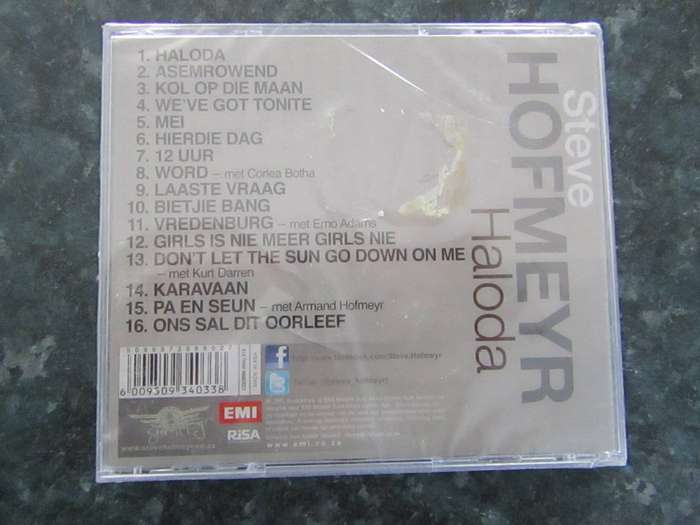 Steve Hofmeyr - Haloda (CD)