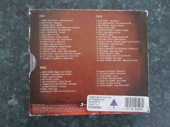 Various Artists - Acoustic Nights IV ( 2 CD + DVD )