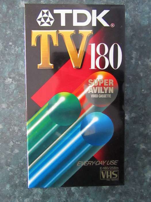TDK  E-180 TV (VHS Video Cassette)