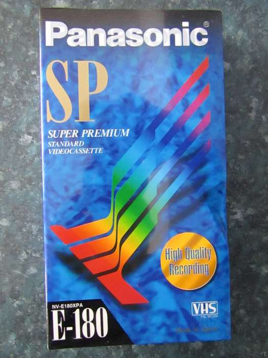 Panasonic  E-180 SP NV-E180XPA (VHS Video Cassette)