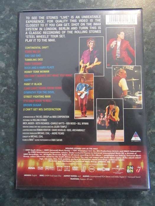 Rolling Stones - Live At The Max (DVD)