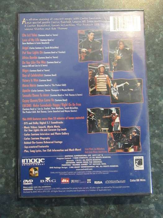 Santana - Supernatural Live (DVD)