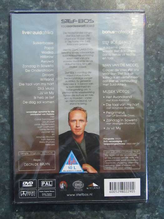 Stef Bos - Rooi Aarde Swart Bloed (DVD)