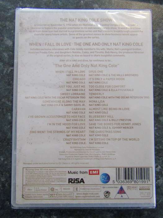 Nat King Cole - When I Fall In Love: The One And Only (DVD)
