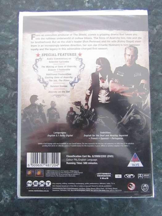 Sons of Anarchy - Season 1 (DVD Boxset)