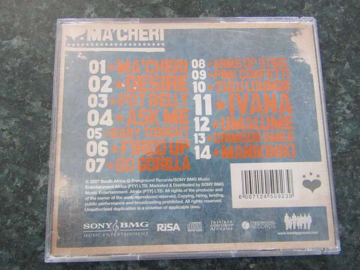 Freshlyground - Ma'Cheri (CD)