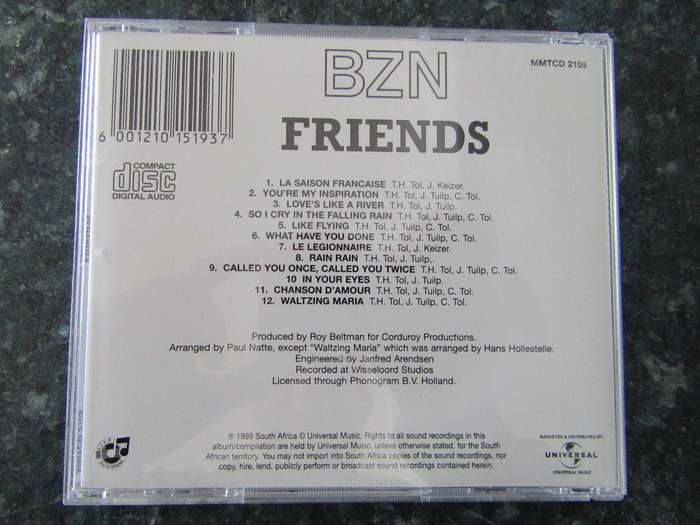 BZN - Friends (CD)