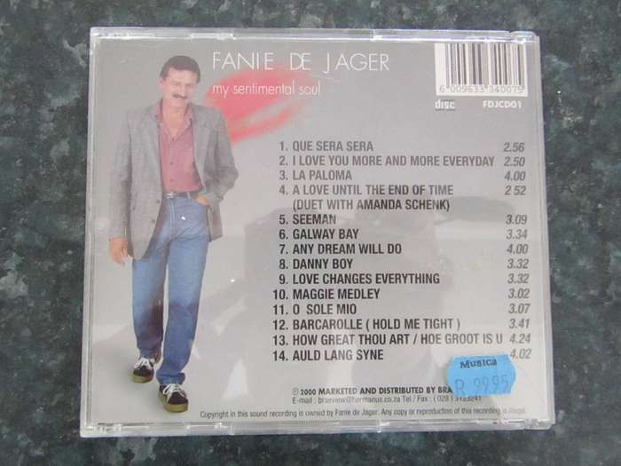Fanie De Jager - My Sentimental Soul (CD)