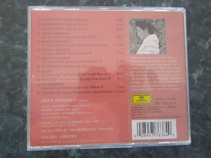 Anna Netrebko, Orchestra Of The Mariinsky Theatre, Valery Gergiev - Russian Album (CD)