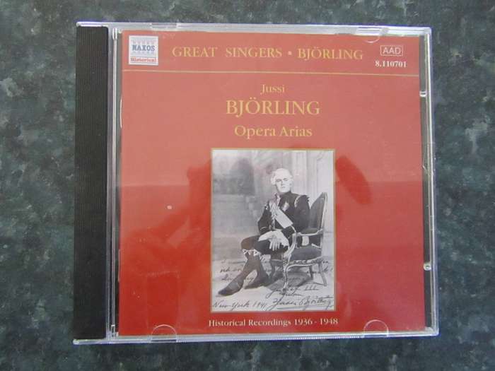 Jussi Björling - Opera Arias (Historical Recordings 1936-1948) (CD)