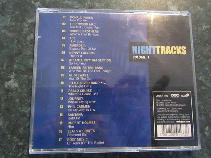 Various - Night Tracks Volume 1 (CD)