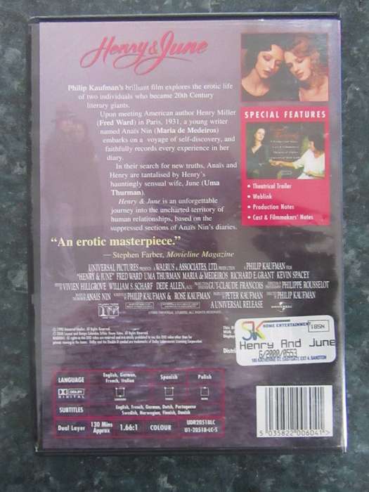 Henry & June (DVD)