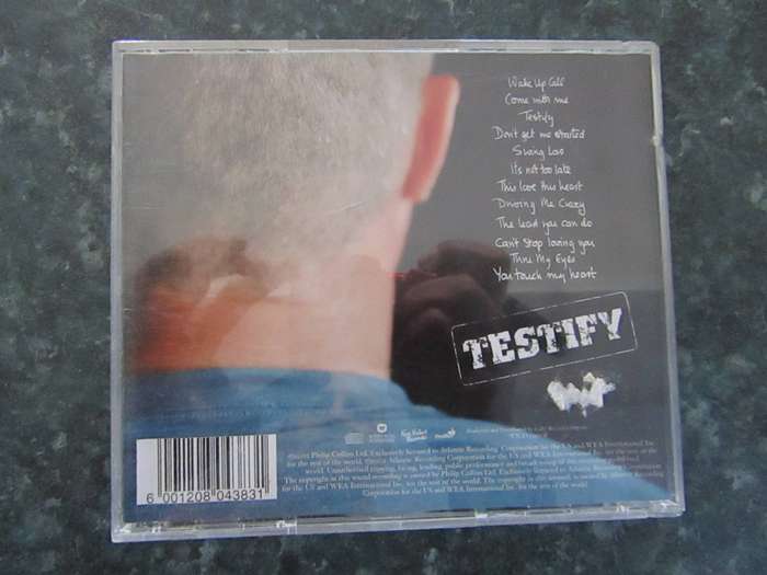 Phil Collins - Testify (CD)