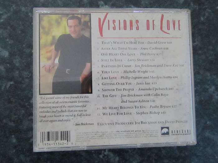 Jim Brickman - Visions Of Love (CD)