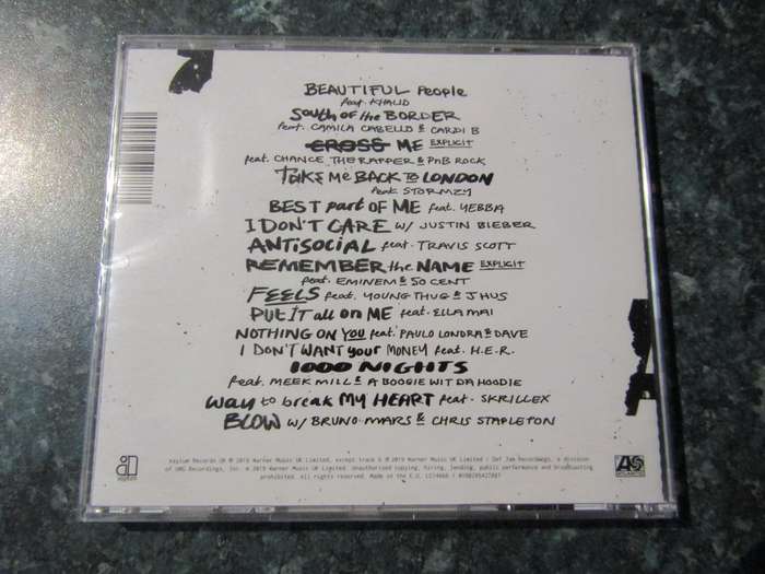 Ed Sheeran  No.6 Collaborations Project (CD)
