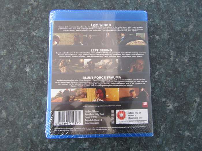 I Am Wrath/Left Behind/Blunt Force Trauma (Blu-ray)