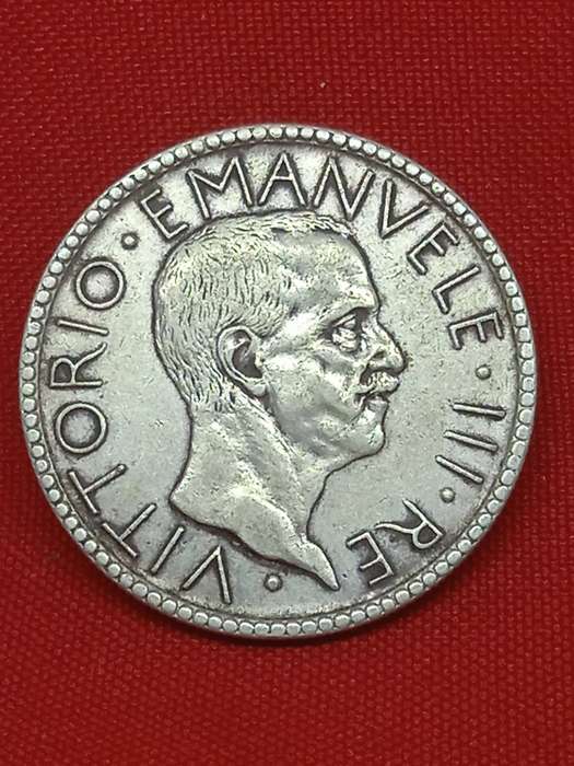 1928 20 LIRE ITALY(SILVER)