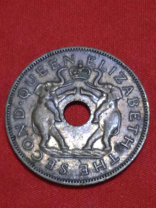 1957 RHODESIA ONE PENNY