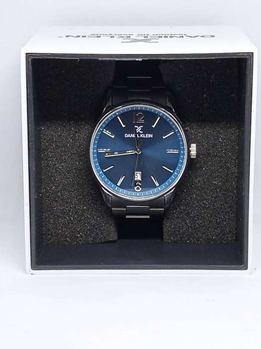 Daniel Klein Premium Blue Dial 3 Hands Date Watch