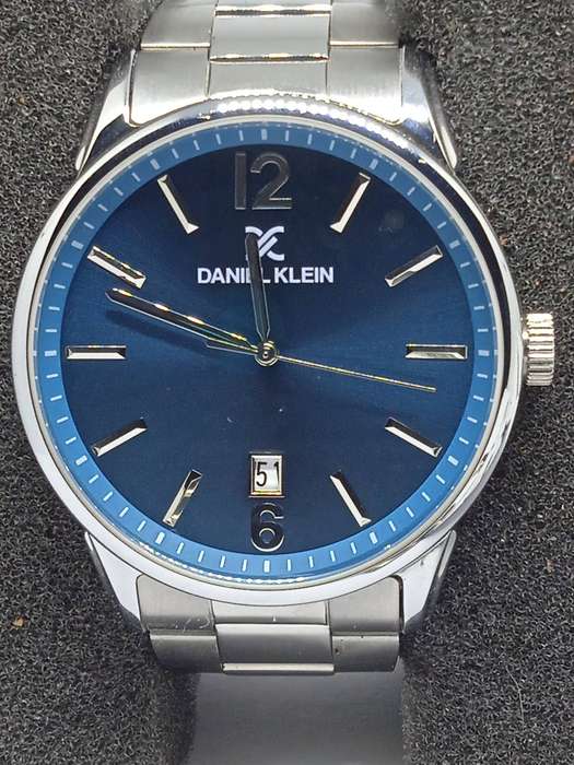 Daniel Klein Premium Blue Dial 3 Hands Date Watch