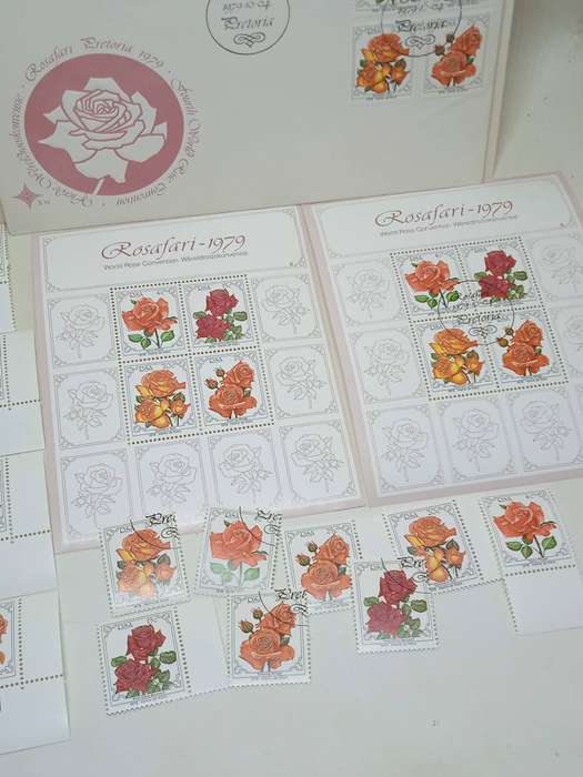 1979 R.S.A 4TH WORLD ROSE CONVENTION STAMPS