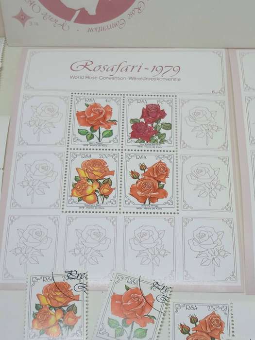 1979 R.S.A 4TH WORLD ROSE CONVENTION STAMPS