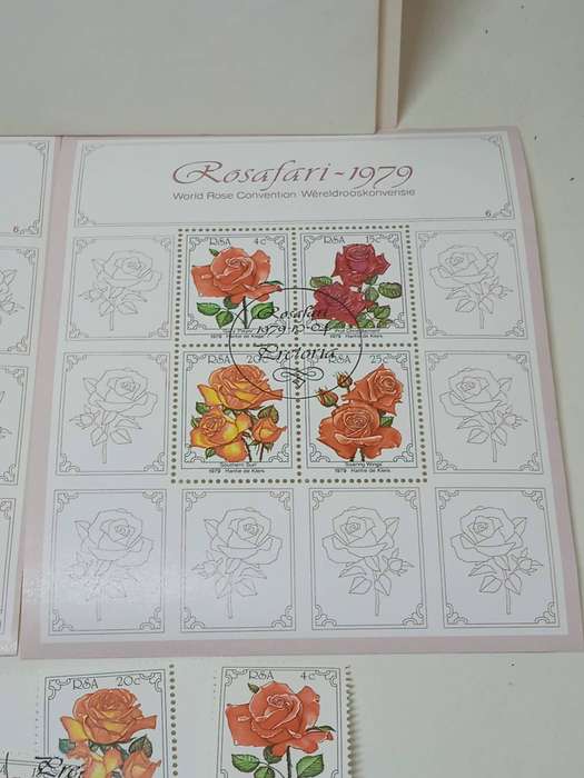 1979 R.S.A 4TH WORLD ROSE CONVENTION STAMPS