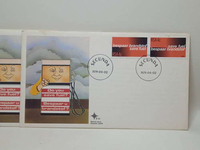 4 X 1979 R.S.A SAVE FUEL FDC'S