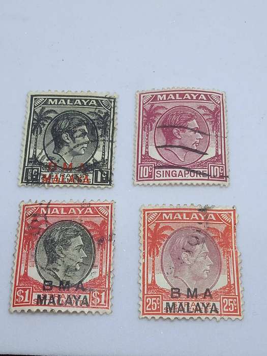 1947-48 MALAYA STAMPS