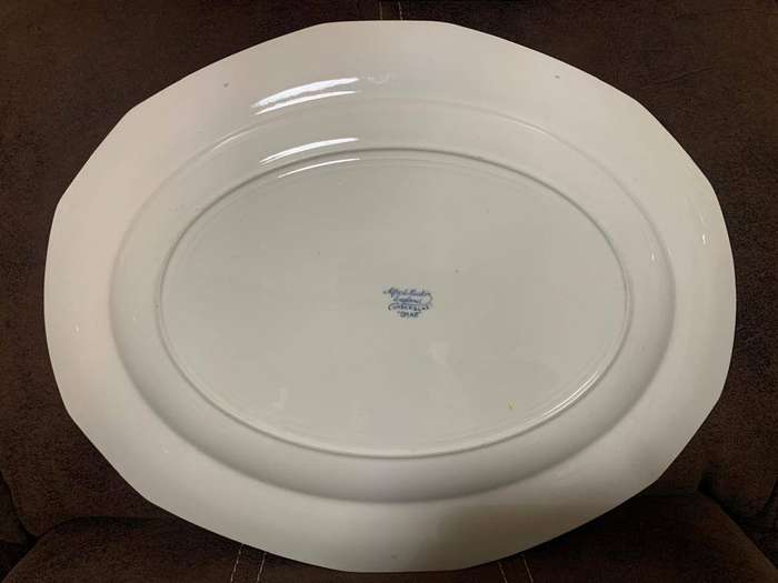 Rare Vintage Alfred Meakin England 'Omar' Large serving platter 41cm  1920s Transferware