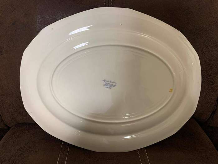 Rare Vintage Alfred Meakin England 'Omar' Medium Serving Platter (36.5 cm)  1920s Trans