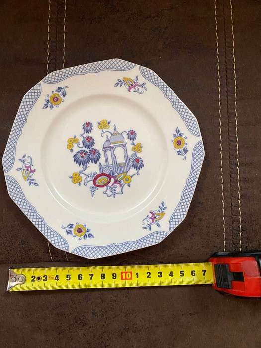 Rare Side Plates (17,5cm) Vintage Alfred Meakin England 'Omar' Lidded Tureen  1920s Transferware