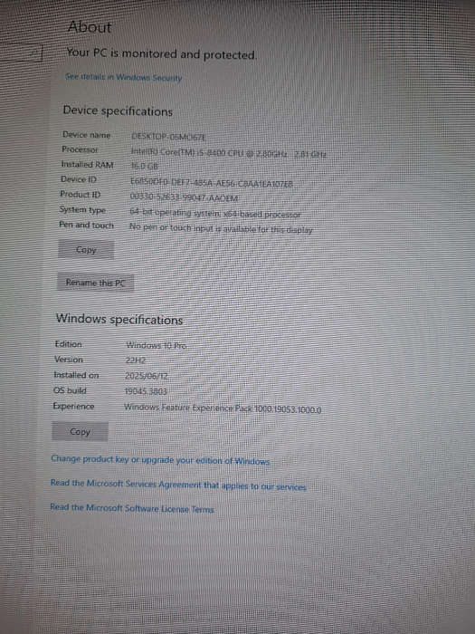 I5 8400 gaming computer