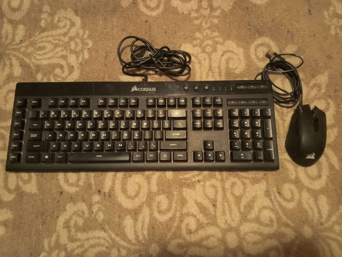Corsair RGB mouse and keyboad