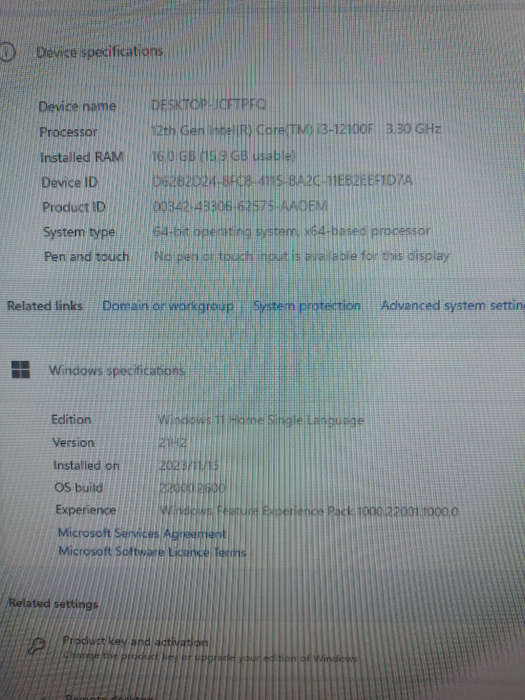 I3 12100f gamng computer