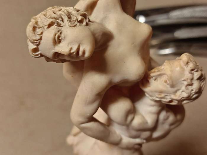 VINTAGE AMILCARE SANTINI FAUX MARBLE SCULPTURE