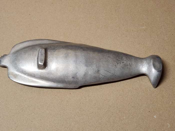 Vintage Carrol Boyes Functional Art Early Design Pewter Nut Bowl