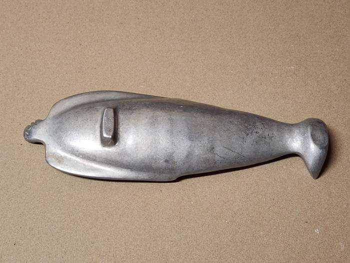 Vintage Carrol Boyes Functional Art Early Design Pewter Nut Bowl