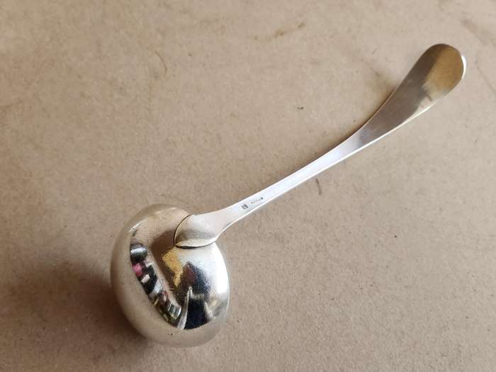 VINTAGE CHRISTOFLE FRANCE SILVER PLATED  LADDLE AND FOUR FORKS
