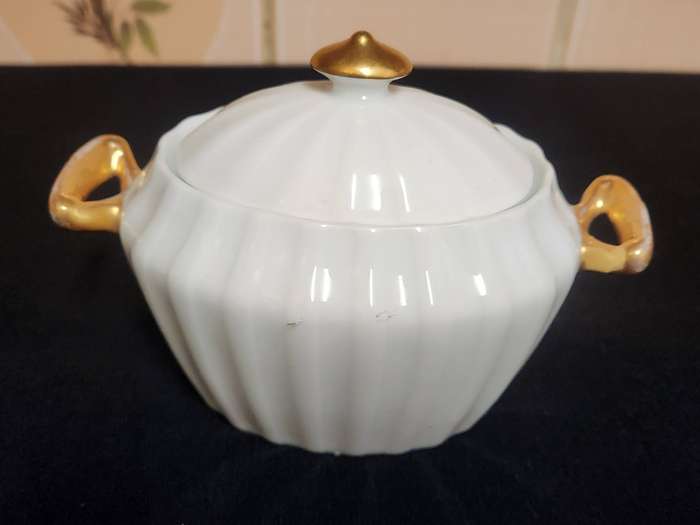Vintage R S Tillowitz Silesia Creamer and Sugar Bowl